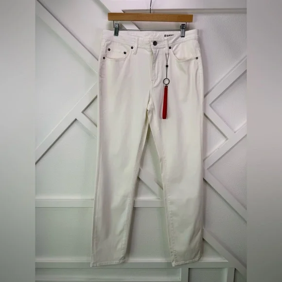 NWOT G/Fore Men's Core 5 Pocket Golf Pant White Size 32x32 - Picture 1 of 13